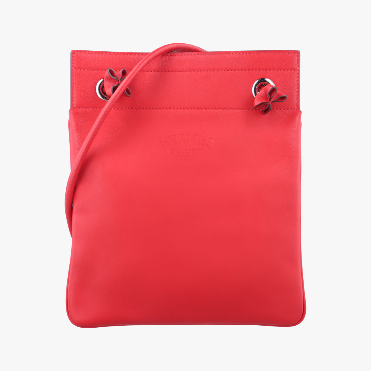 Secondhand Hermes Sac Aline mini Red lambskin  shoulderbag | stylenewstar