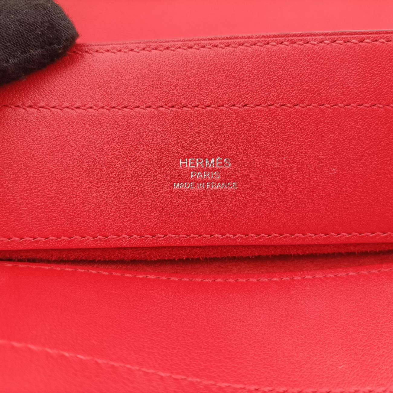 Secondhand Hermes Sac Aline mini Red lambskin  shoulderbag | stylenewstar