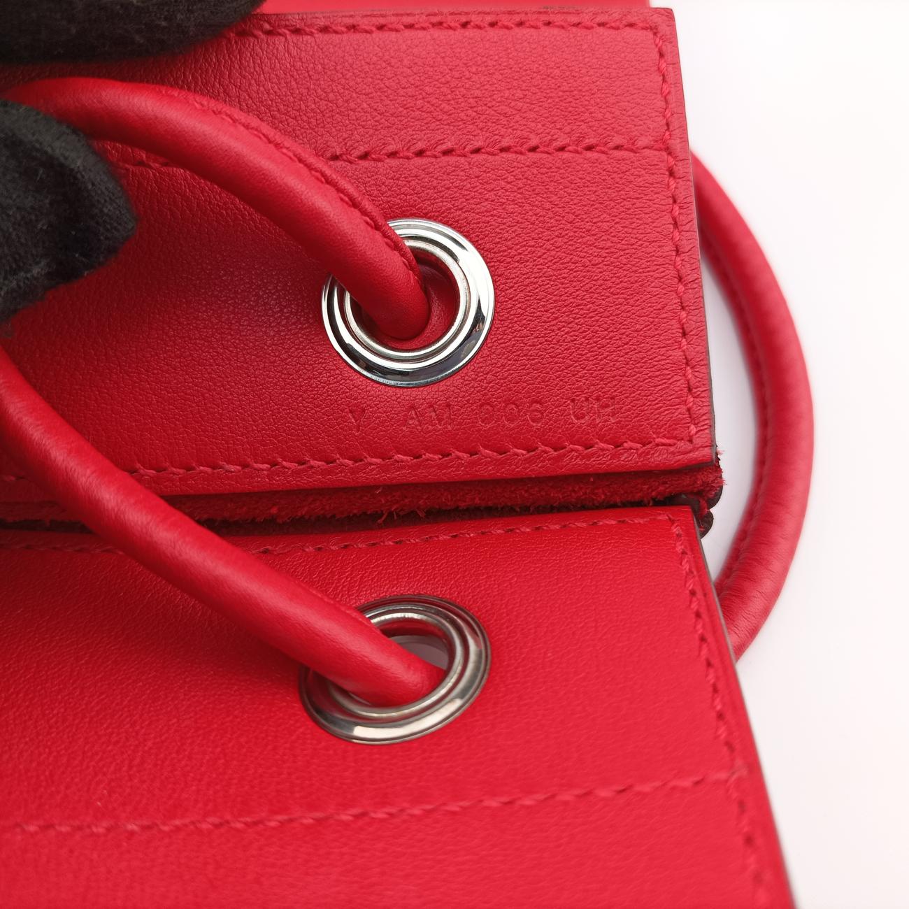 Secondhand Hermes Sac Aline mini Red lambskin  shoulderbag | stylenewstar