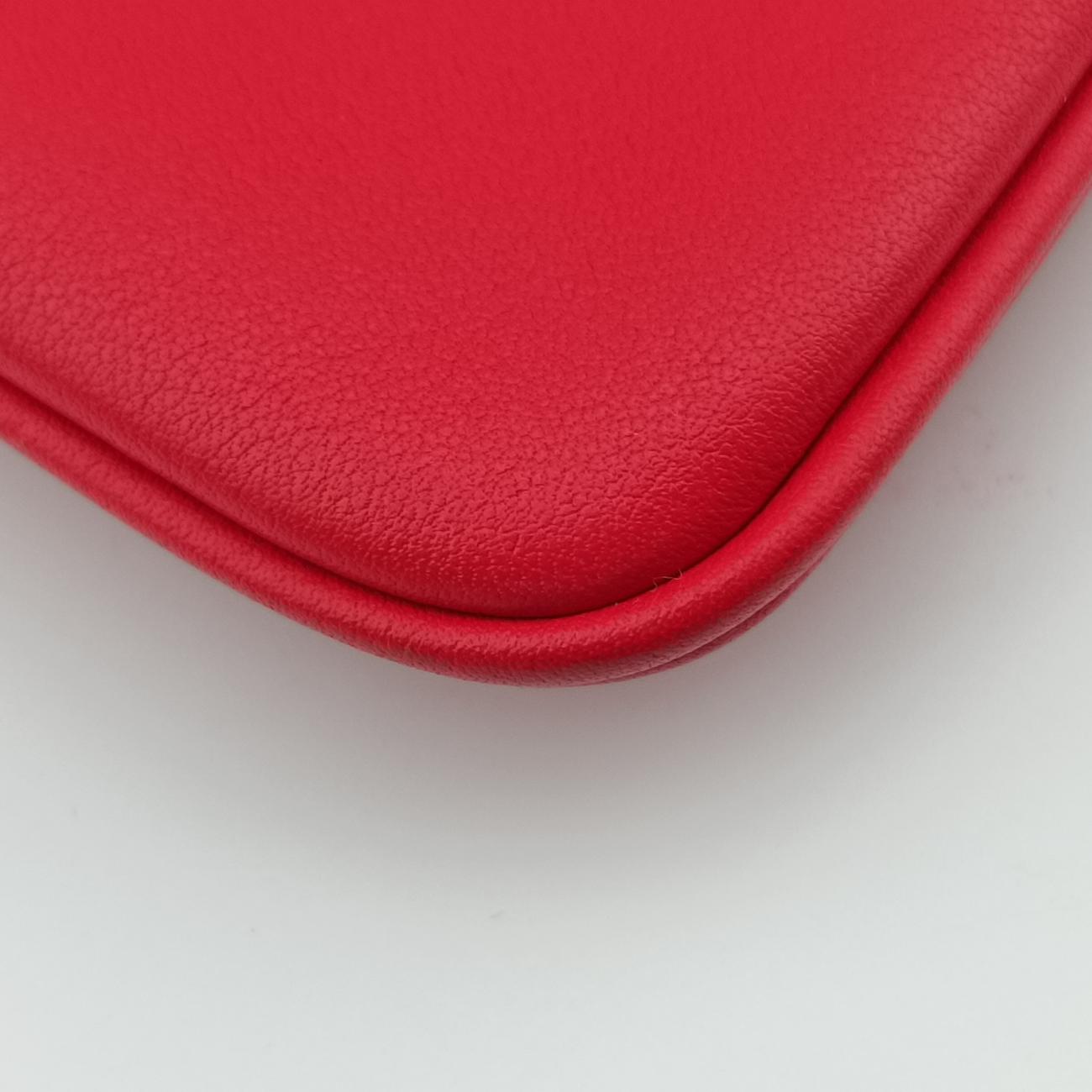 Secondhand Hermes Sac Aline mini Red lambskin  shoulderbag | stylenewstar