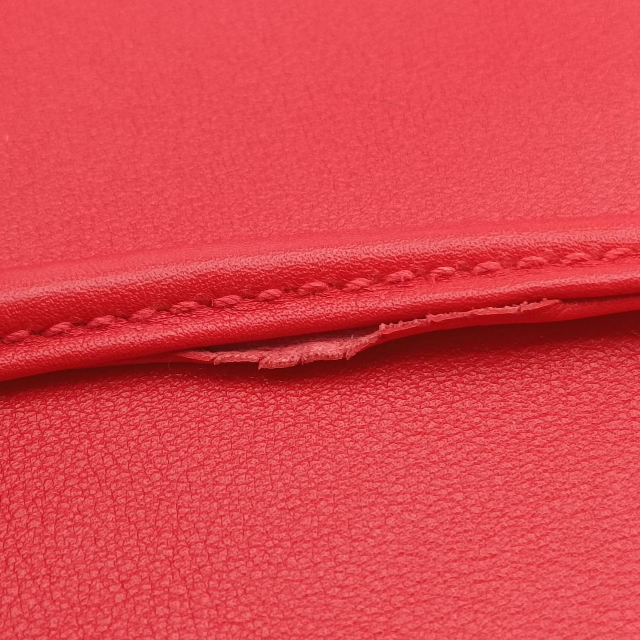 Secondhand Hermes Sac Aline mini Red lambskin  shoulderbag | stylenewstar