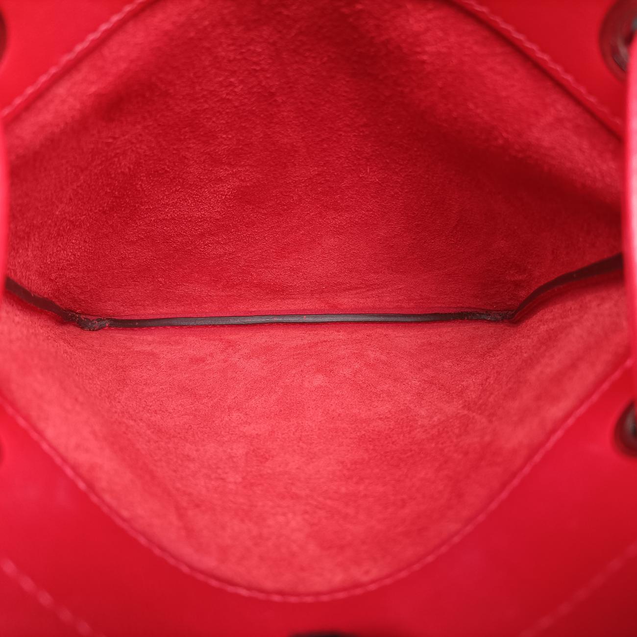 Secondhand Hermes Sac Aline mini Red lambskin  shoulderbag | stylenewstar