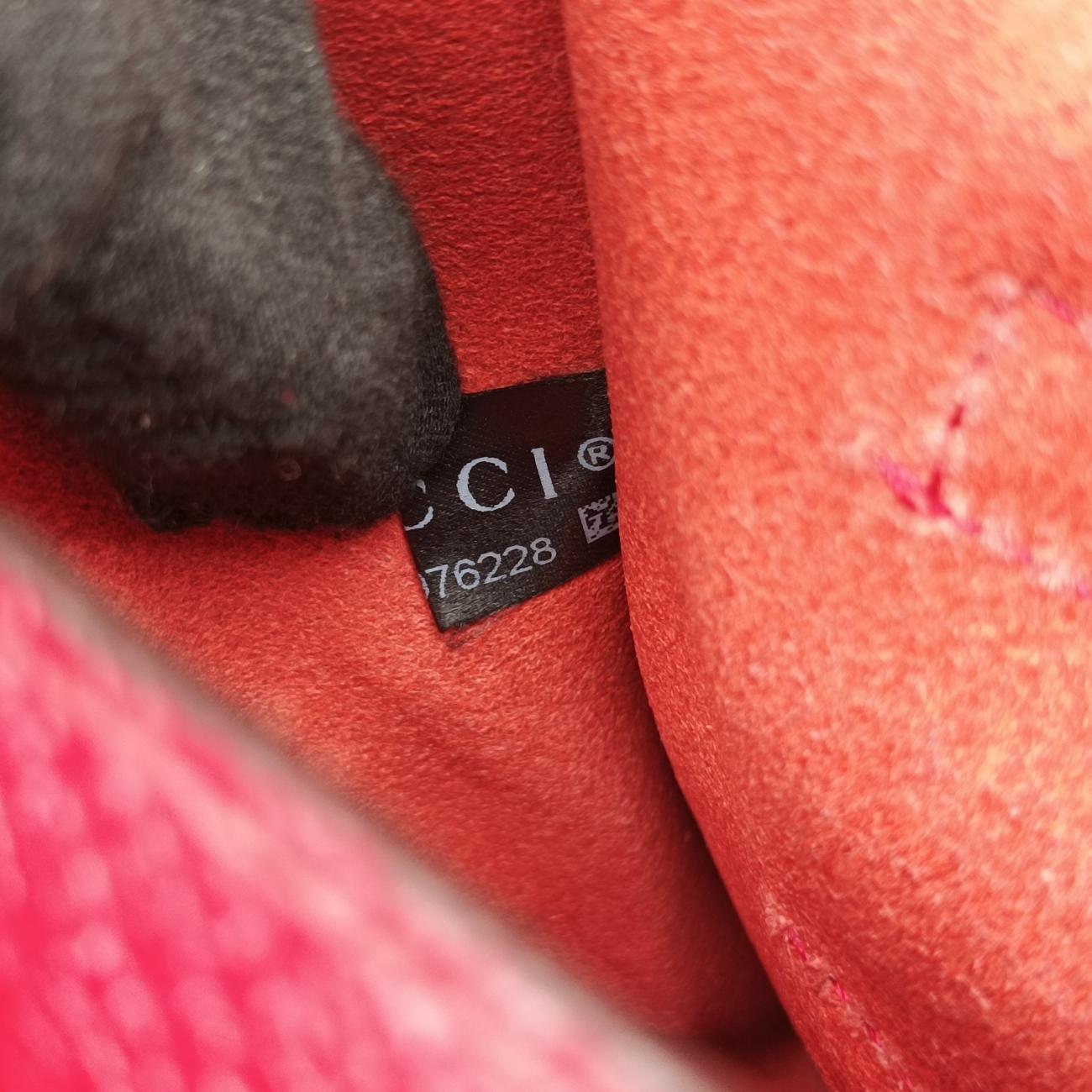 Pre-owned Gucci Bamboo Red Leather 484676 shoulderbag | stylenewstar