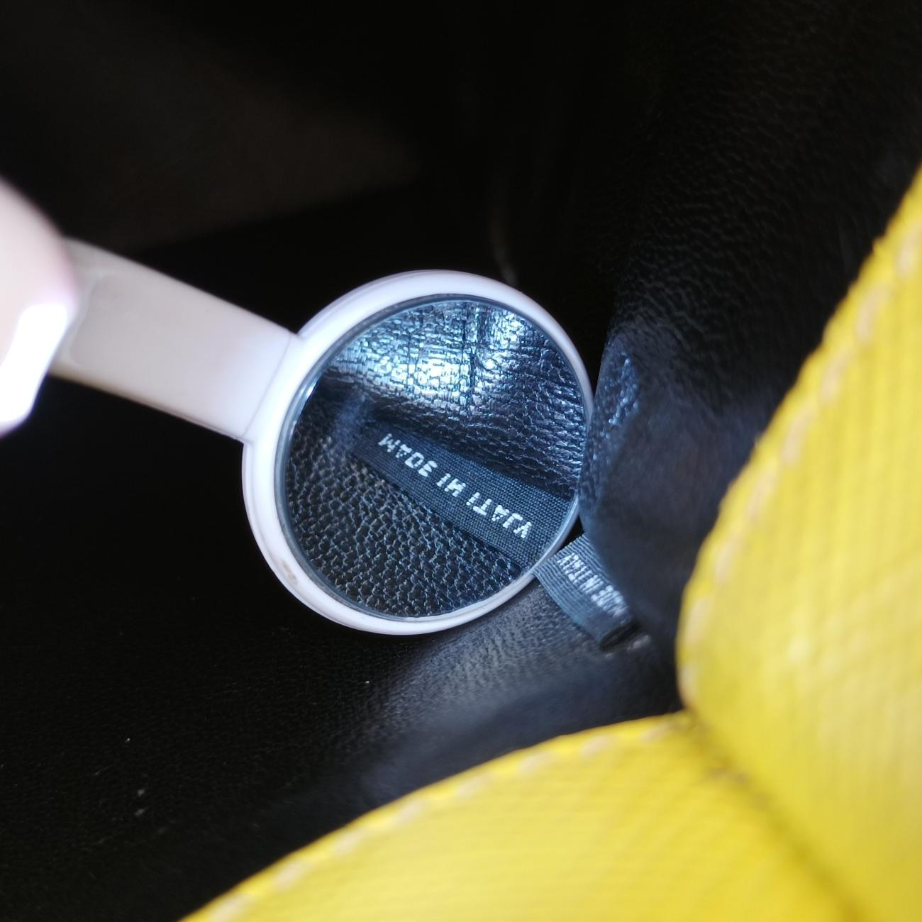 Pre-owned Prada Cuir Double　Satchel Yellow SAFFIANO　Leather BN2756 handbag | stylenewstar