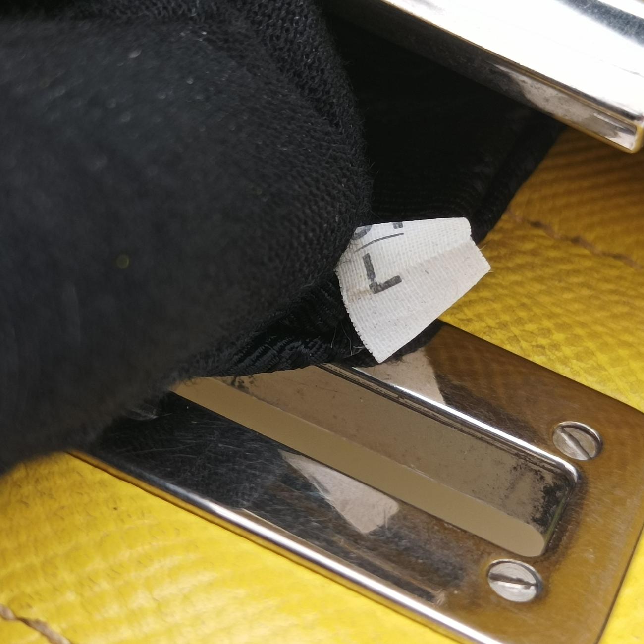 Pre-owned Prada Cuir Double　Satchel Yellow SAFFIANO　Leather BN2756 handbag | stylenewstar