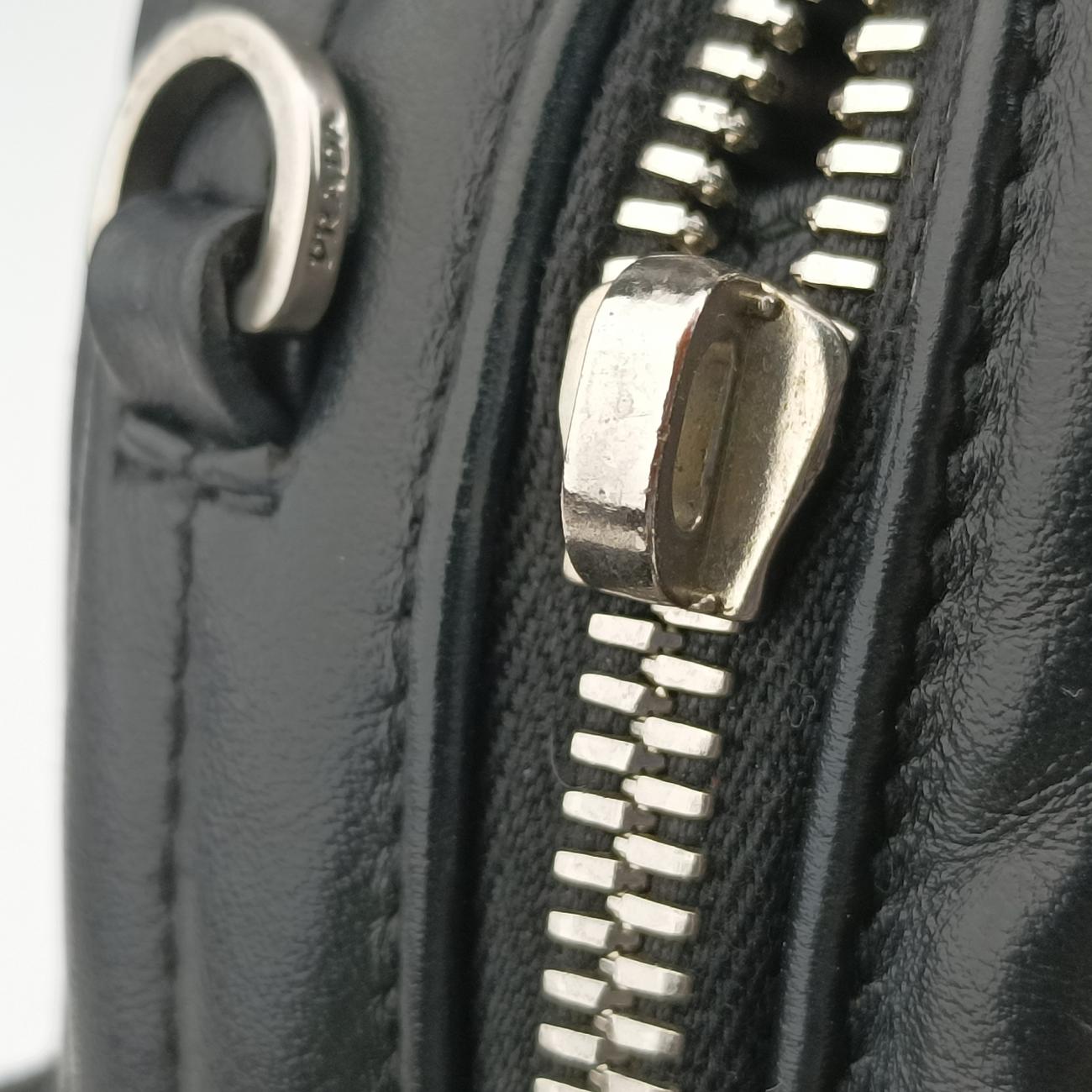 Secondhand Prada Diagramme Black Leather 1BH083 shoulderbag | stylenewstar