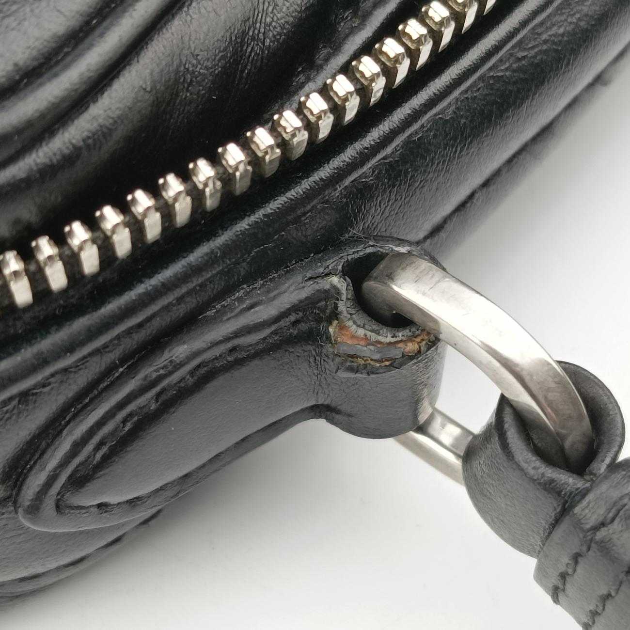 Secondhand Prada Diagramme Black Leather 1BH083 shoulderbag | stylenewstar