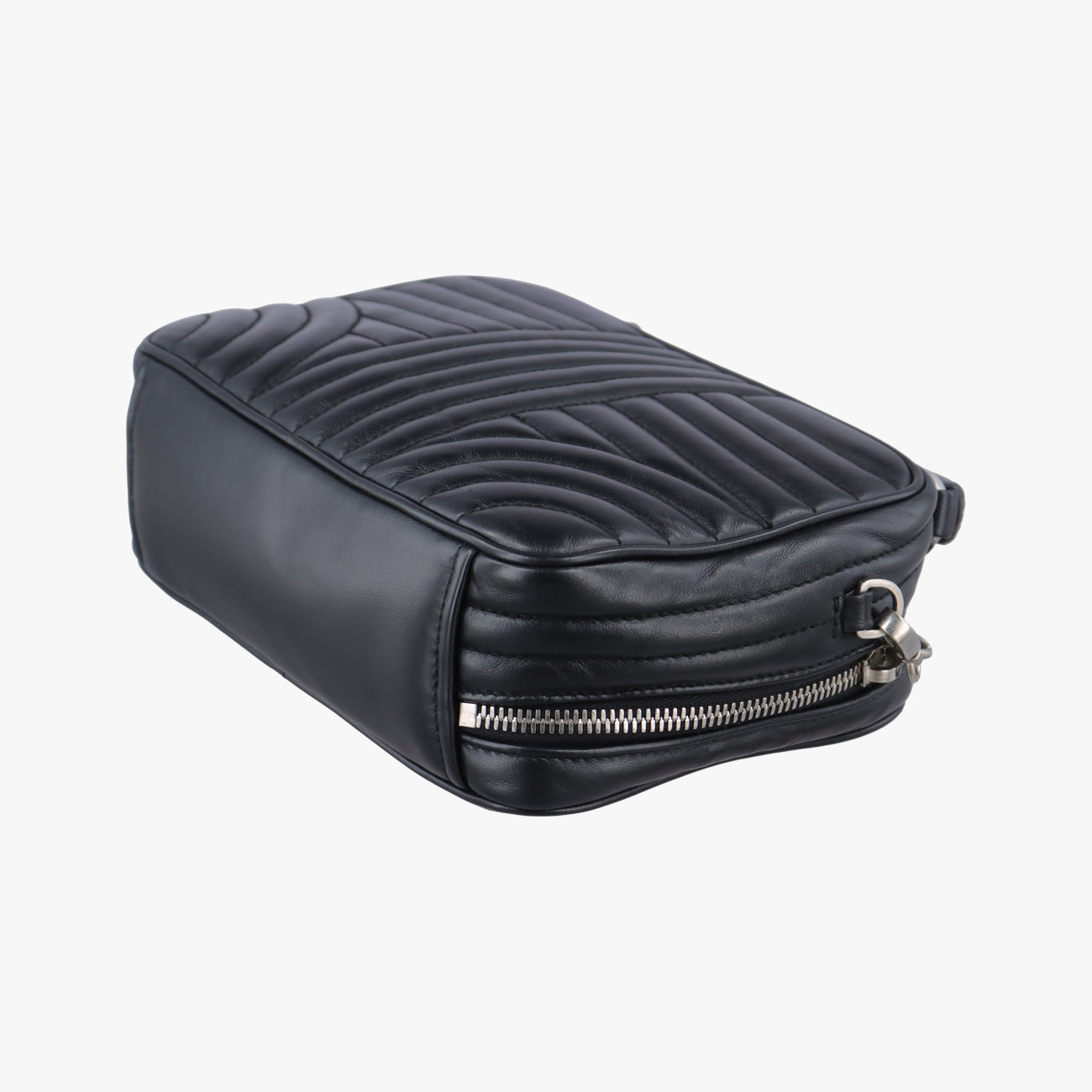 Secondhand Prada Diagramme Black Leather 1BH083 shoulderbag | stylenewstar