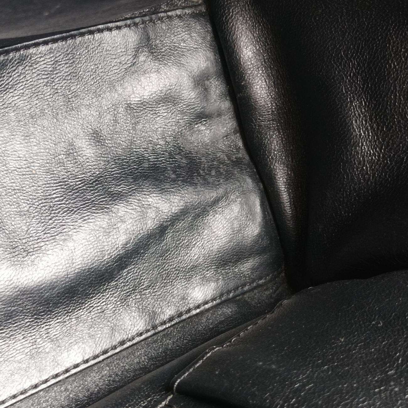 Pre-owned Celine Luggage Mini Shopper Brown x Green x Black Leather  handbag | stylenewstar