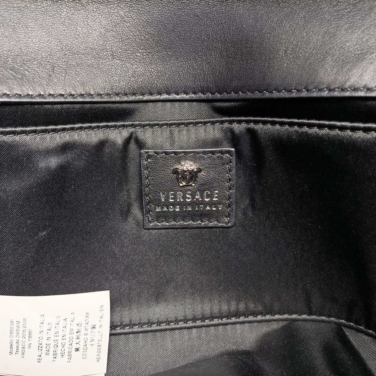 Pre-owned VERSACE Palazzo Medusa Multicolour Patent  shoulderbag | stylenewstar