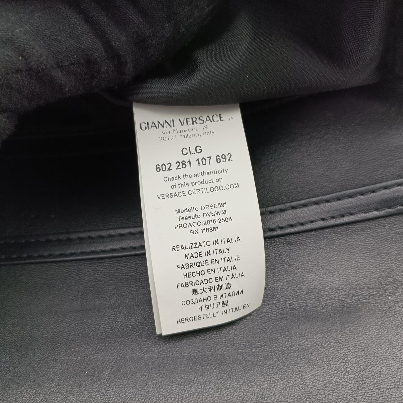 Pre-owned VERSACE Palazzo Medusa Multicolour Patent  shoulderbag | stylenewstar