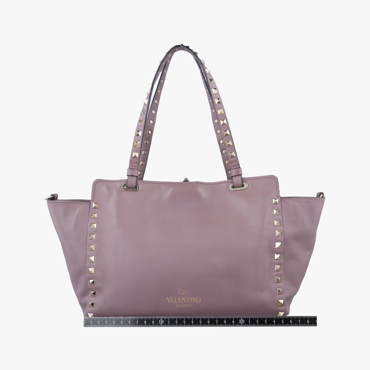 Pre-owned Valentino Rockstud Purple Leather  shoulderbag | stylenewstar