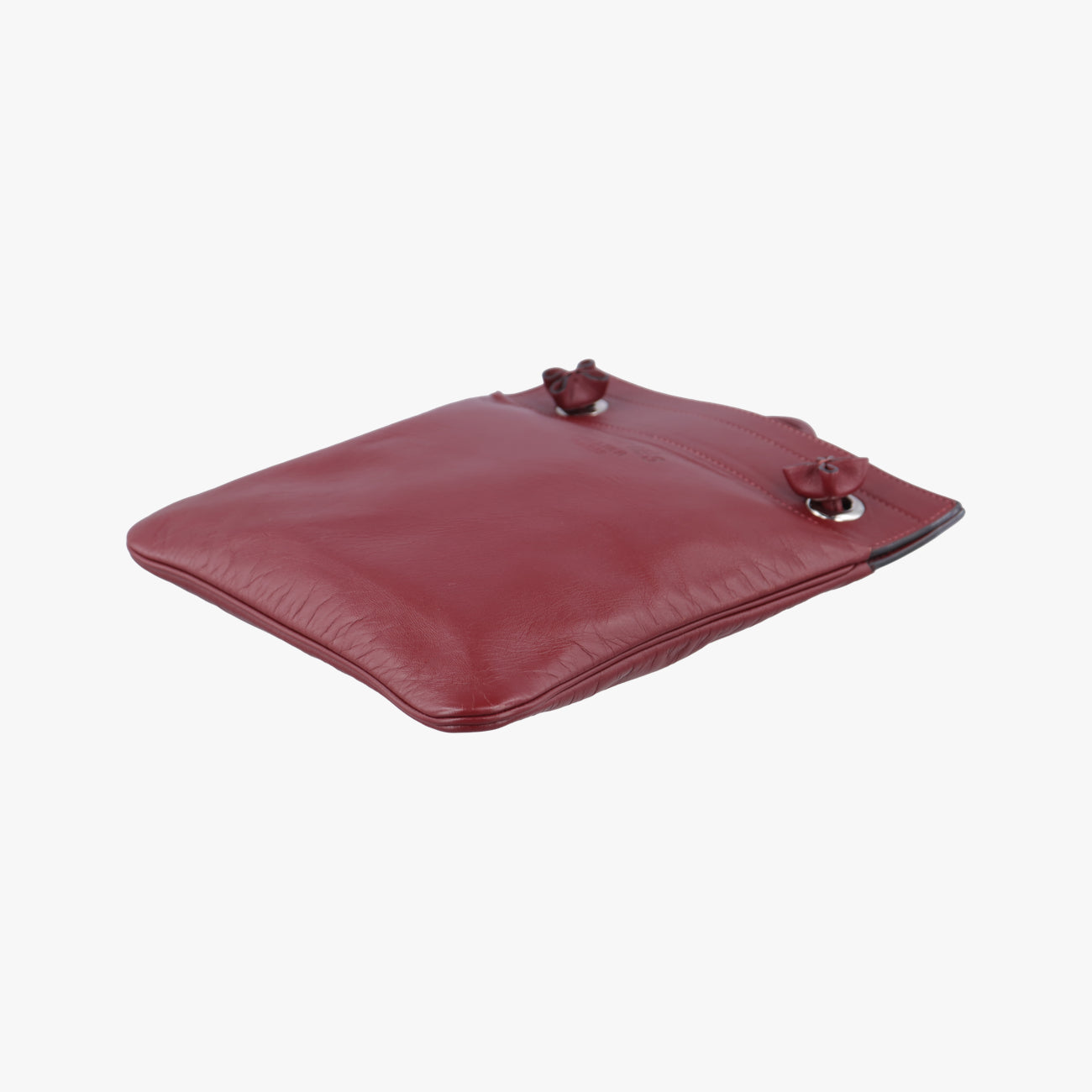Pre-owned Hermes Sac Aline mini Bordeaux lambskin  shoulderbag | stylenewstar