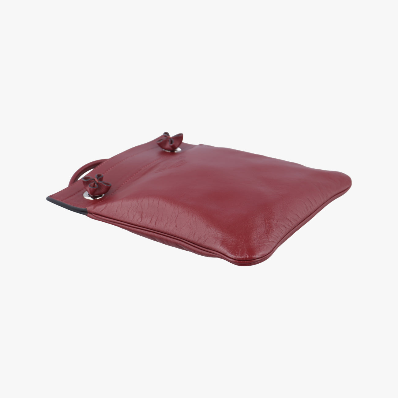 Pre-owned Hermes Sac Aline mini Bordeaux lambskin  shoulderbag | stylenewstar