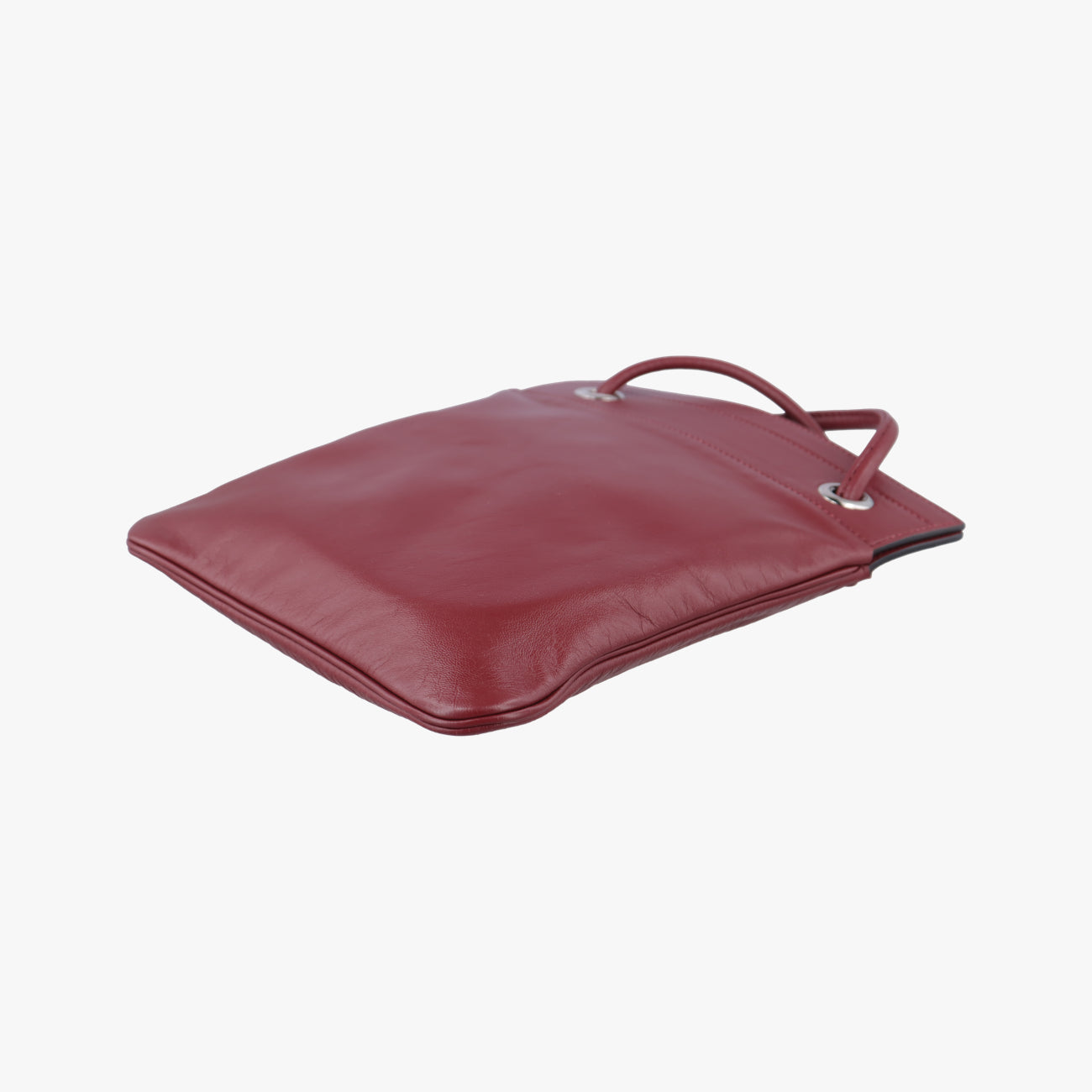 Pre-owned Hermes Sac Aline mini Bordeaux lambskin  shoulderbag | stylenewstar