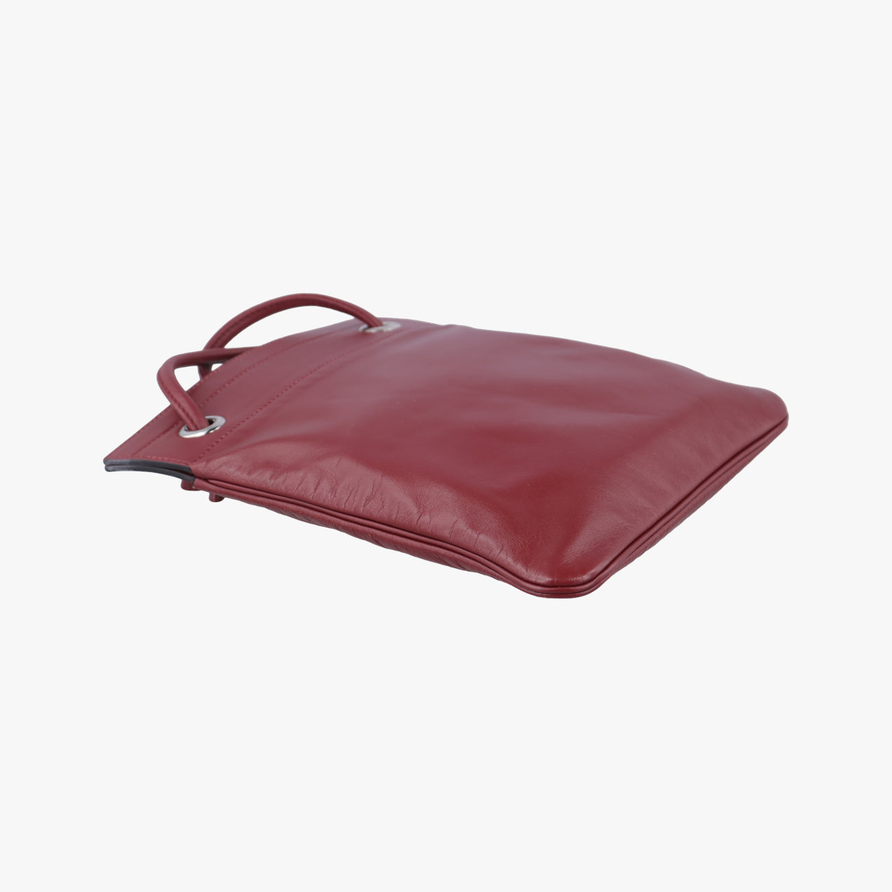 Pre-owned Hermes Sac Aline mini Bordeaux lambskin  shoulderbag | stylenewstar