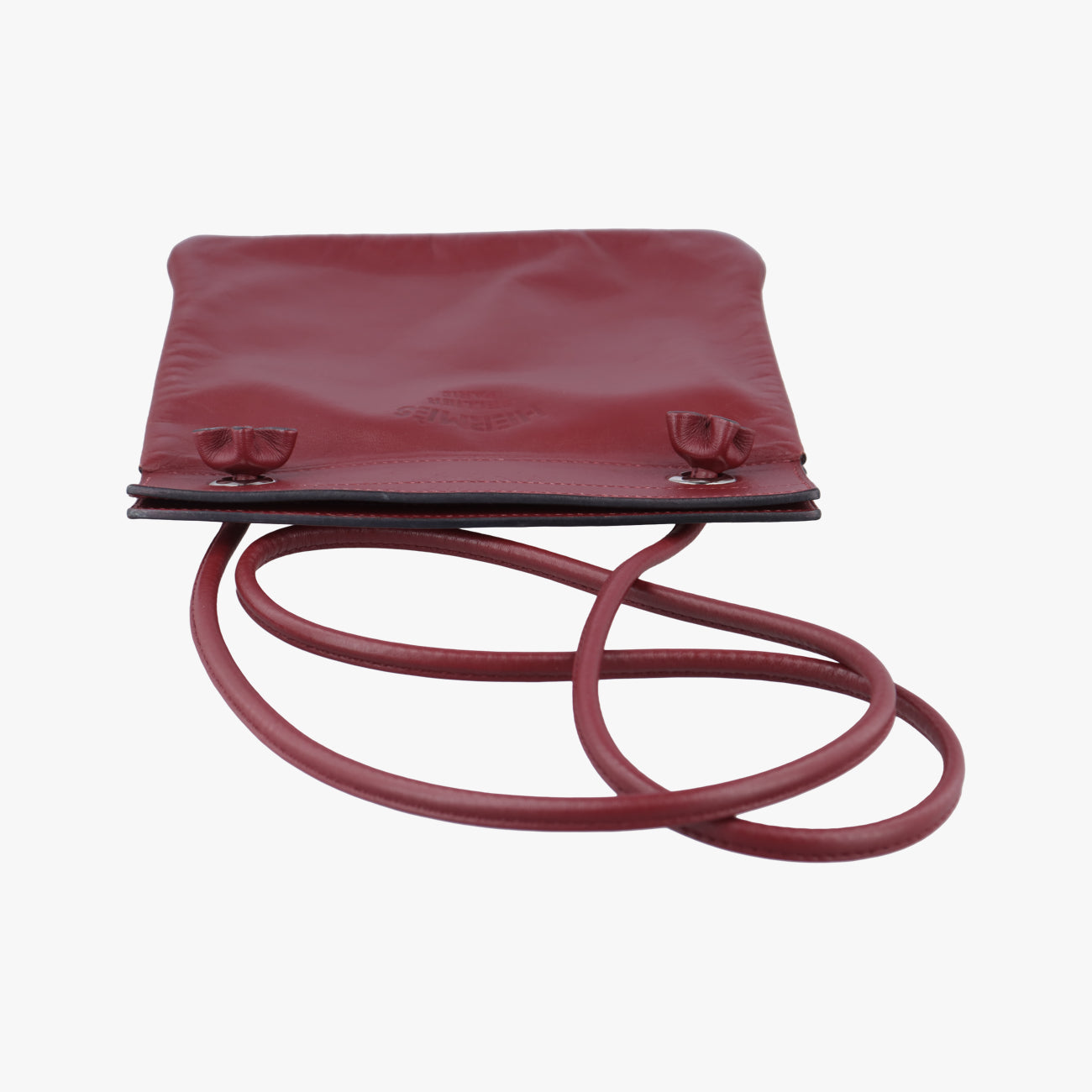 Pre-owned Hermes Sac Aline mini Bordeaux lambskin  shoulderbag | stylenewstar