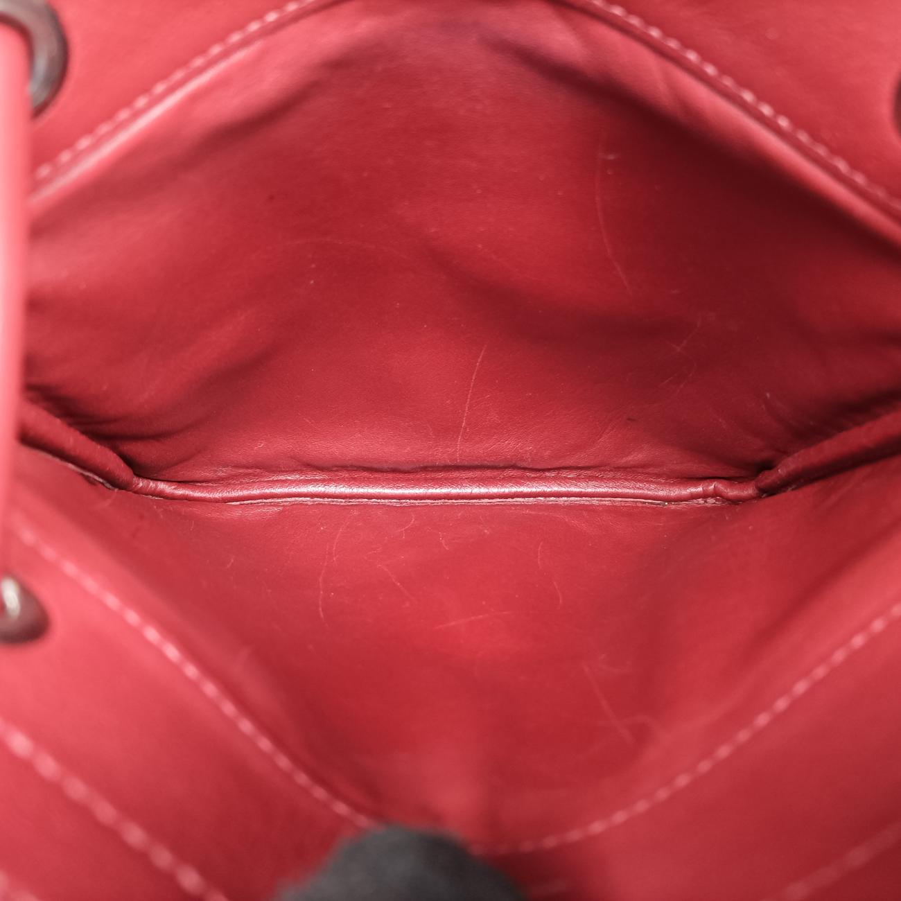 Pre-owned Hermes Sac Aline mini Bordeaux lambskin  shoulderbag | stylenewstar