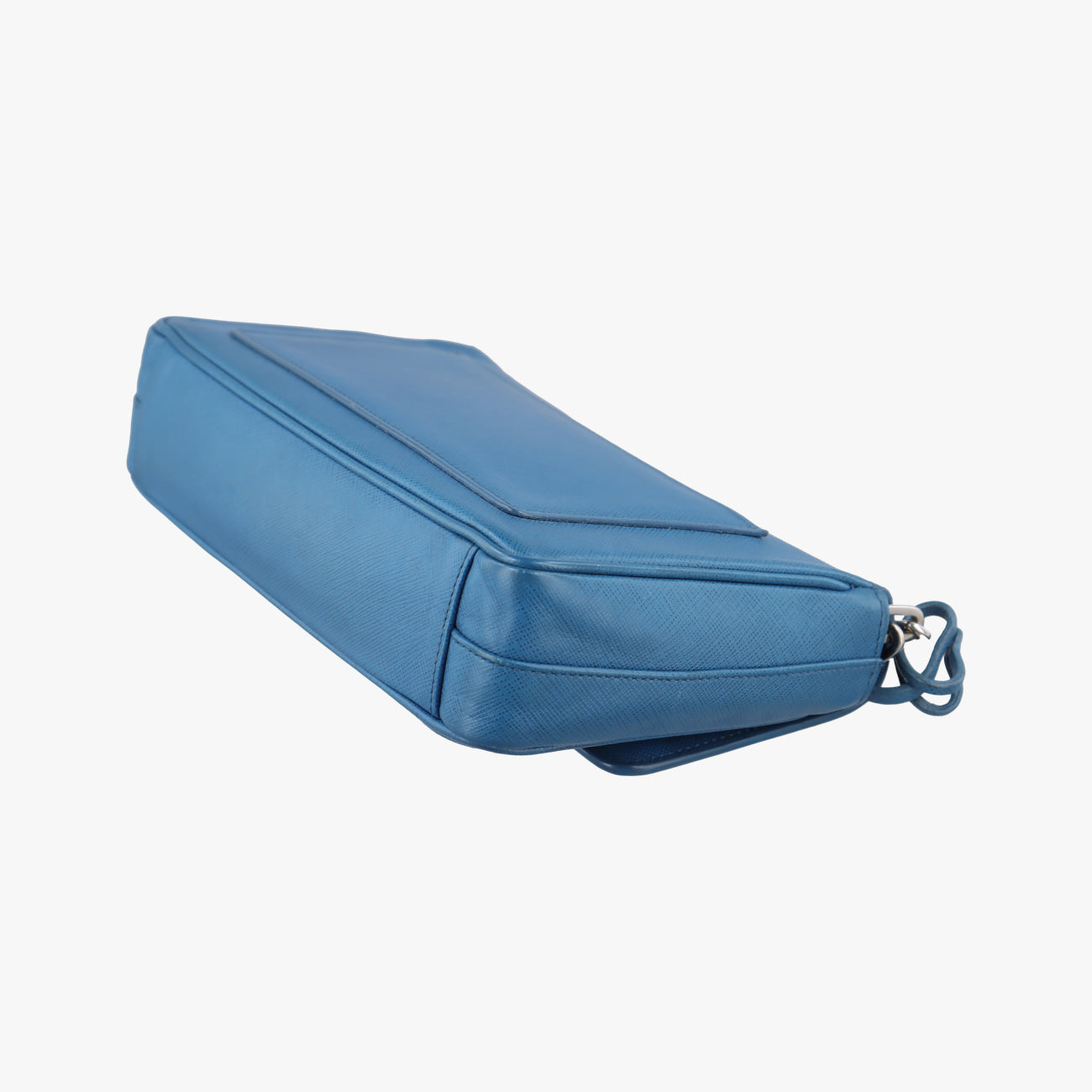 Secondhand Prada Sound Rock Blue Saffiano Leather BT0974 shoulderbag | stylenewstar