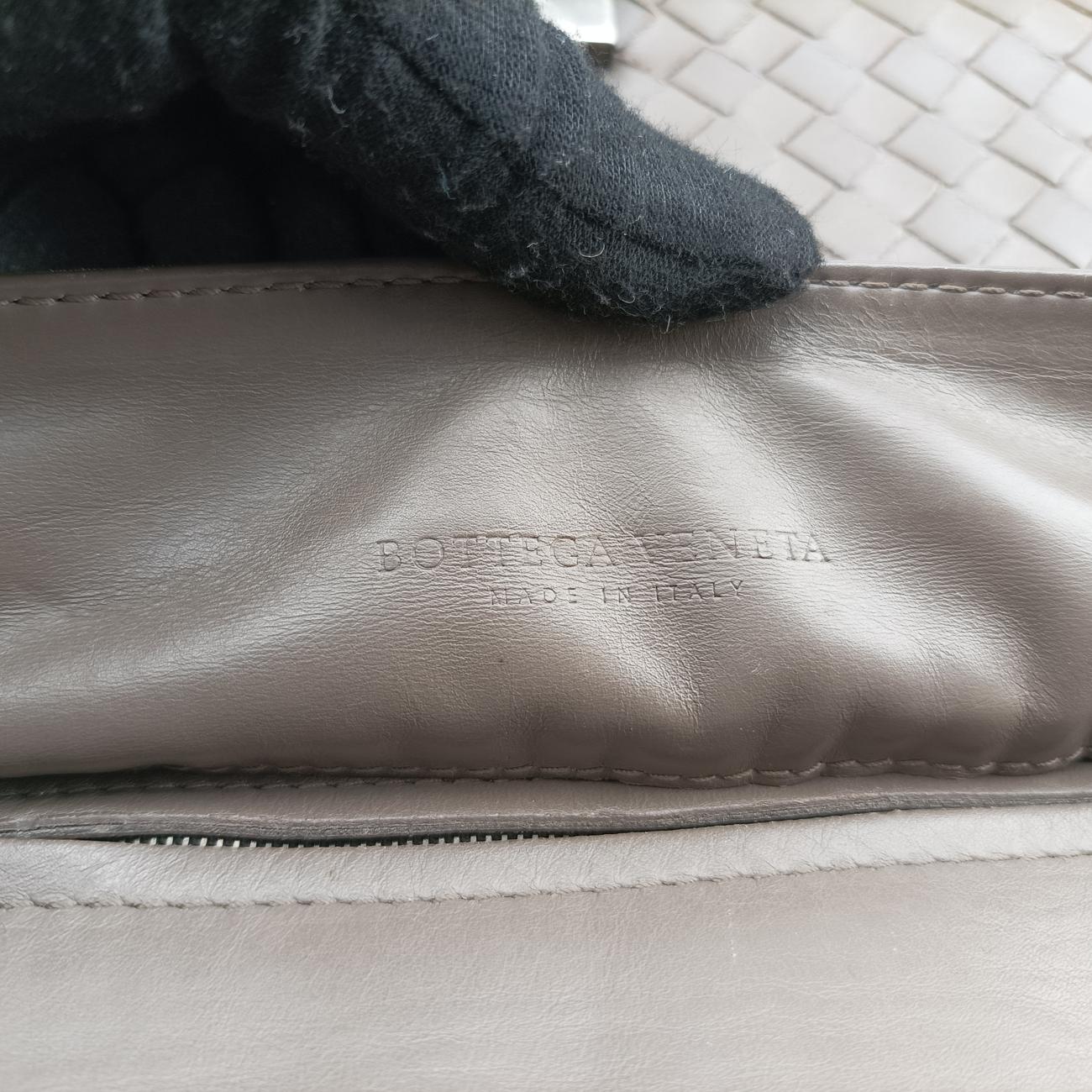 Pre-owned Bottega Veneta Intrecciato Brown lambskin  handbag | stylenewstar