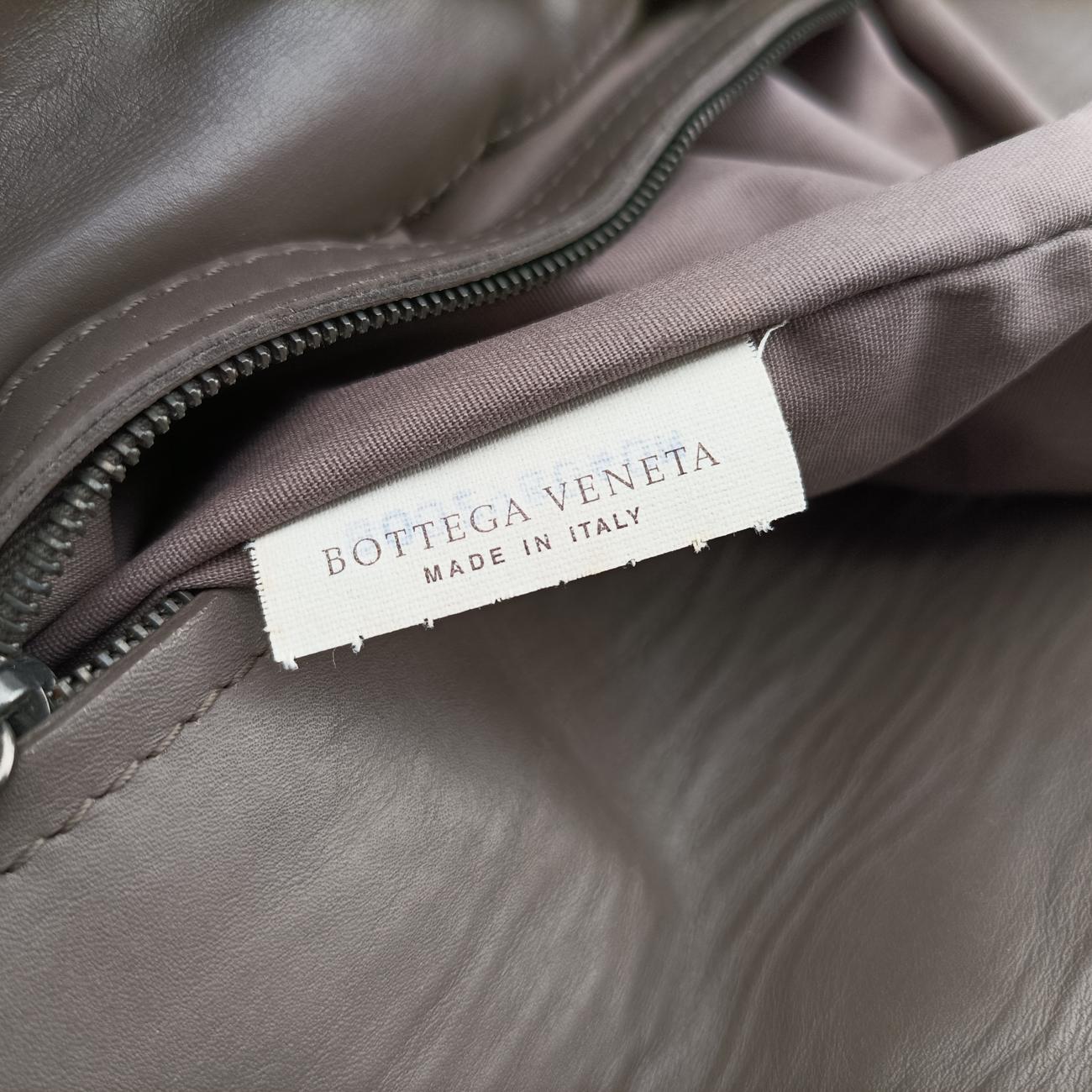 Pre-owned Bottega Veneta Intrecciato Brown lambskin  handbag | stylenewstar