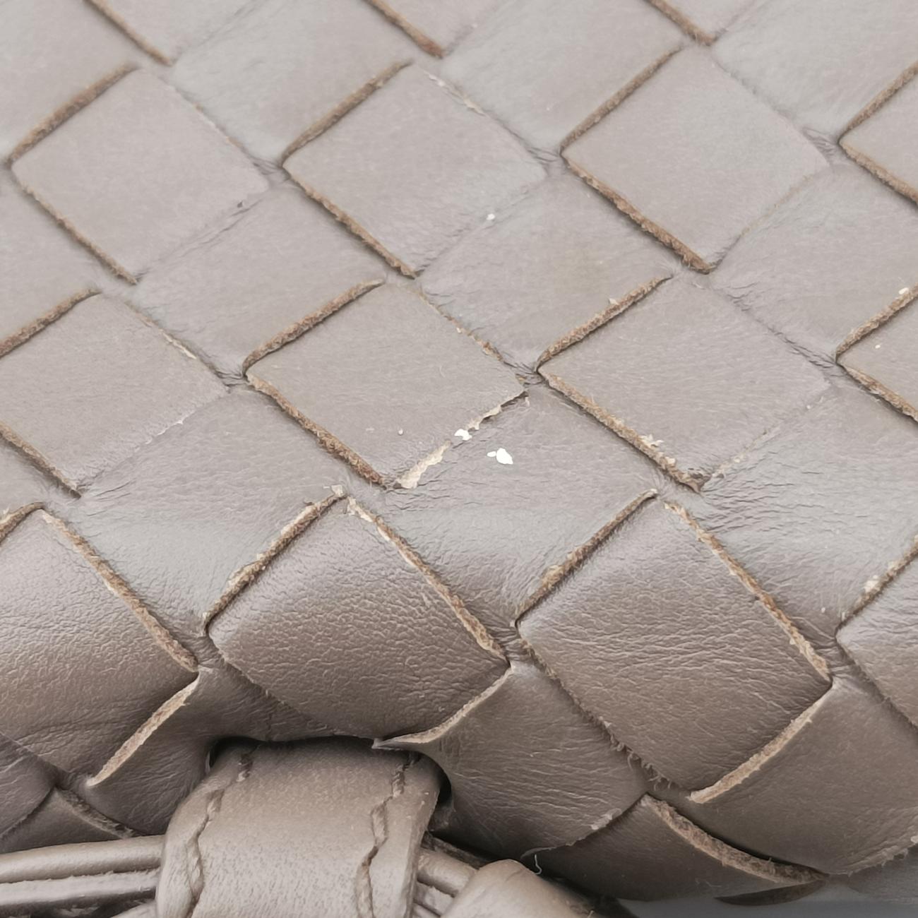 Pre-owned Bottega Veneta Intrecciato Brown lambskin  handbag | stylenewstar