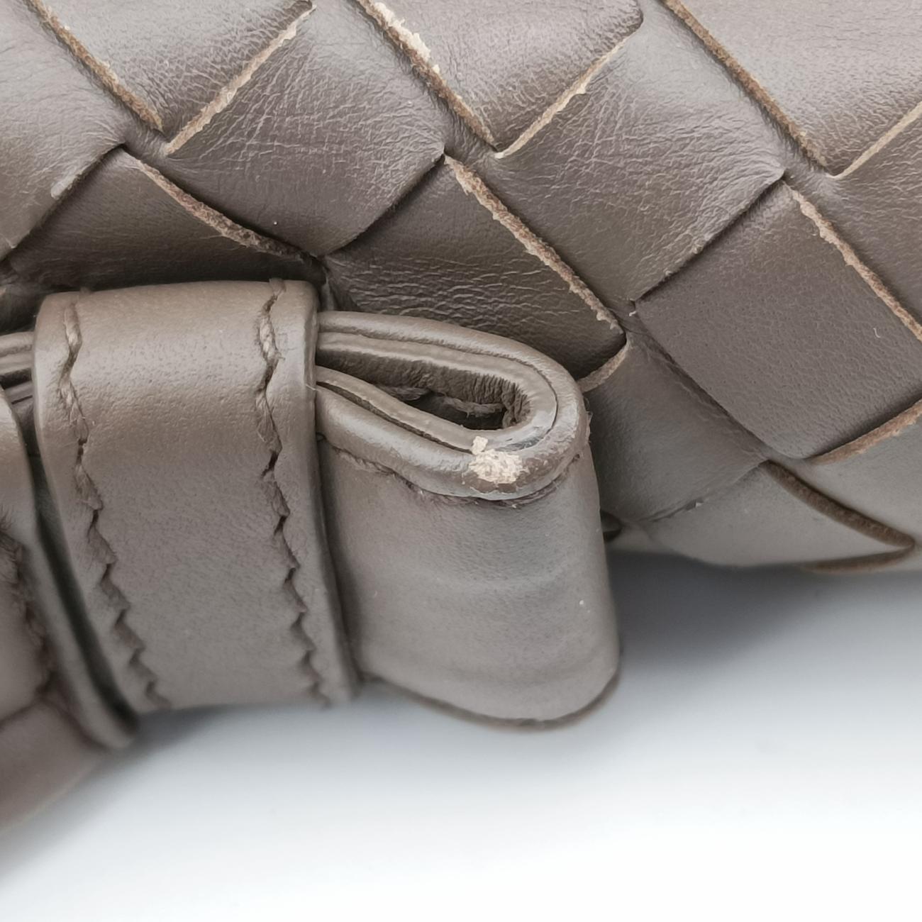 Pre-owned Bottega Veneta Intrecciato Brown lambskin  handbag | stylenewstar