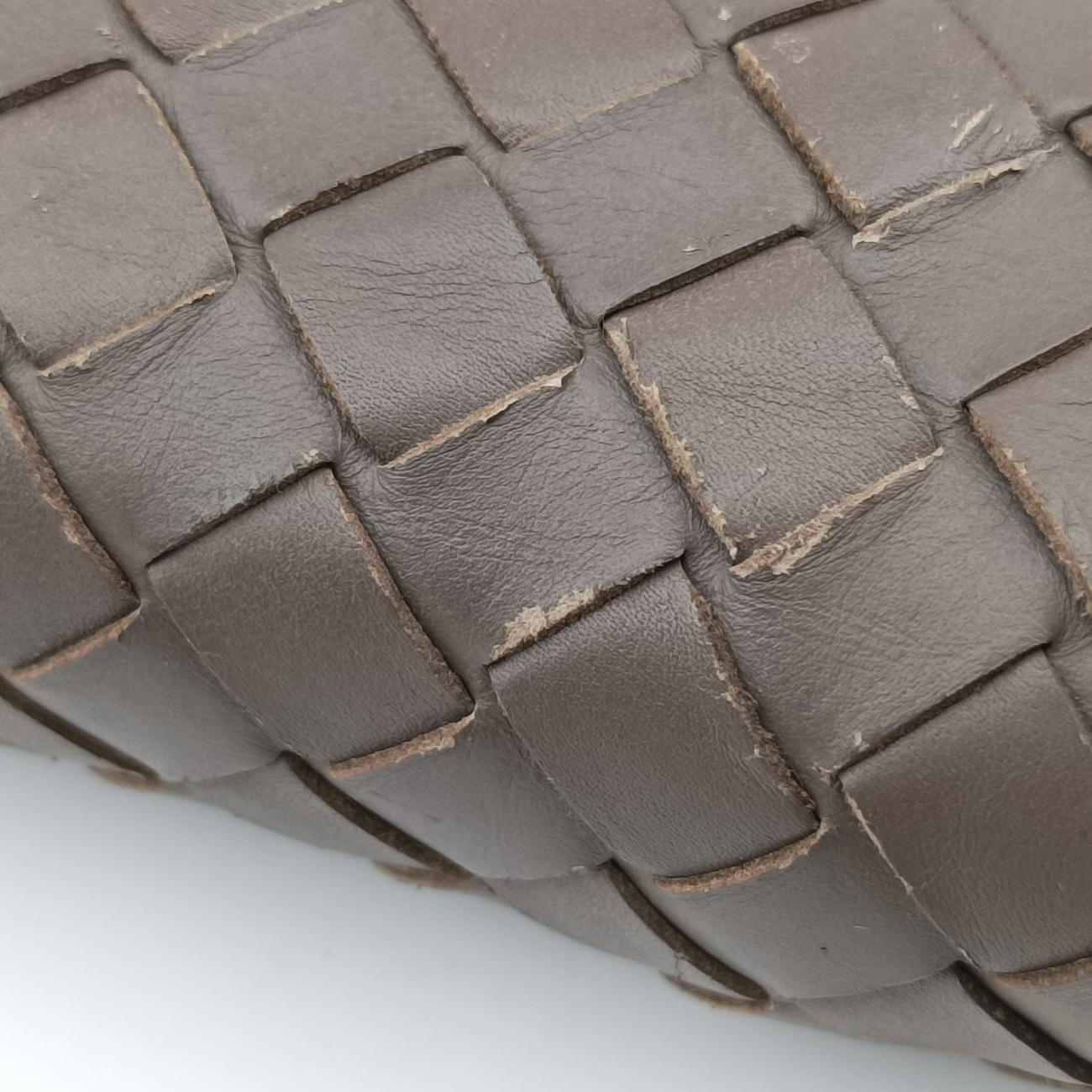 Pre-owned Bottega Veneta Intrecciato Brown lambskin  handbag | stylenewstar