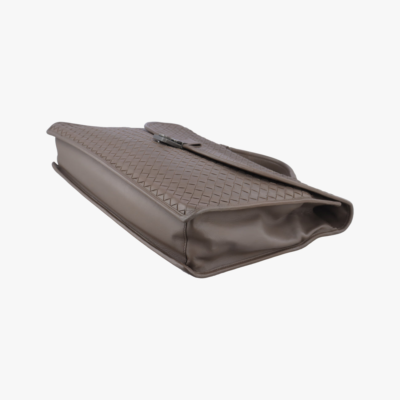 Pre-owned Bottega Veneta Intrecciato Brown lambskin  handbag | stylenewstar