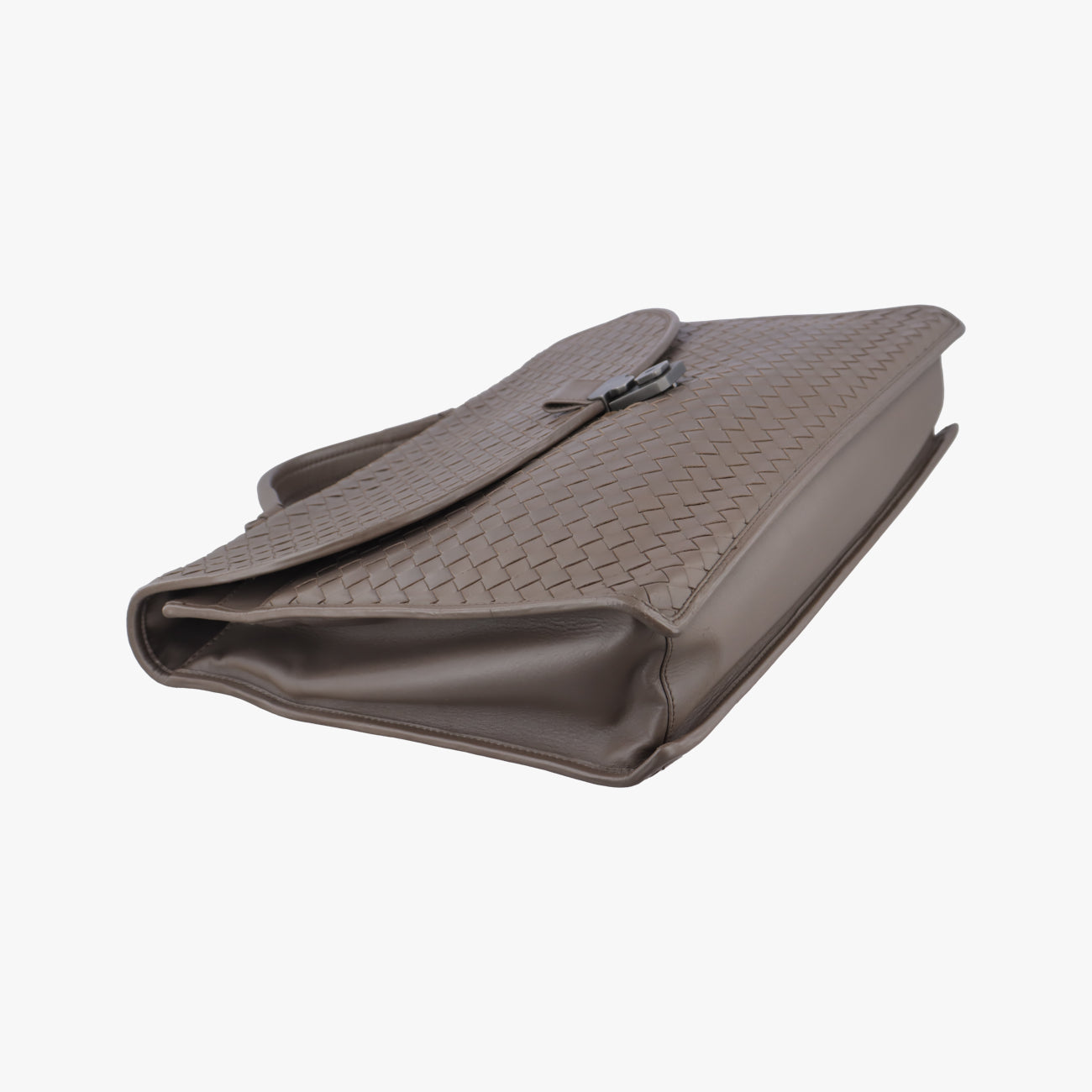 Pre-owned Bottega Veneta Intrecciato Brown lambskin  handbag | stylenewstar