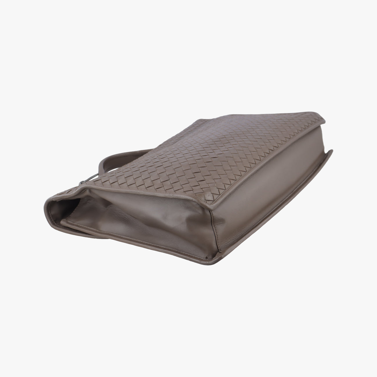 Pre-owned Bottega Veneta Intrecciato Brown lambskin  handbag | stylenewstar