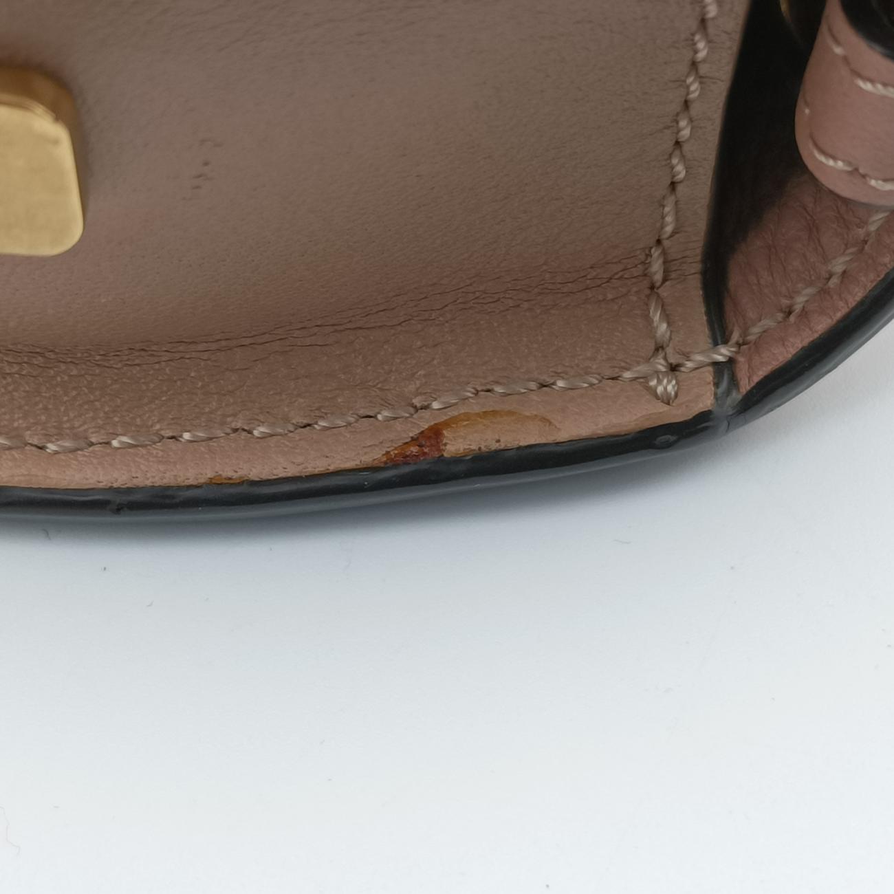 Pre-owned Chloe Nile Minaudiere Pink Leather  shoulderbag | stylenewstar