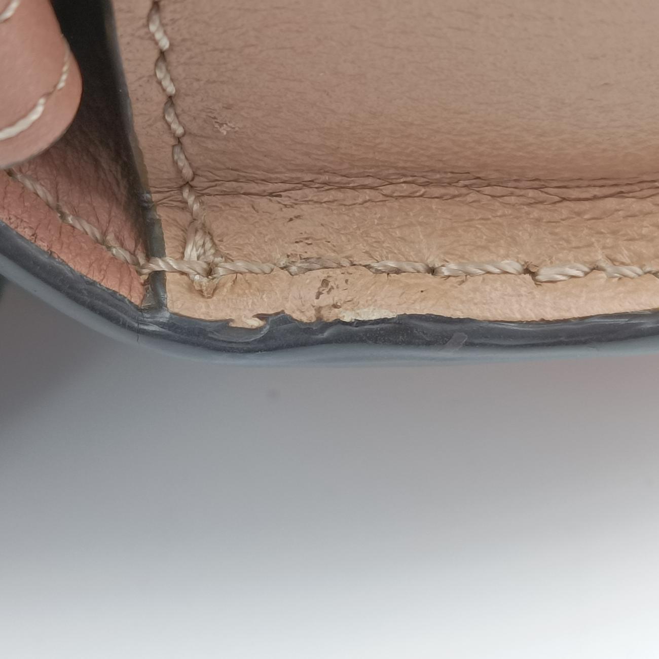 Pre-owned Chloe Nile Minaudiere Pink Leather  shoulderbag | stylenewstar