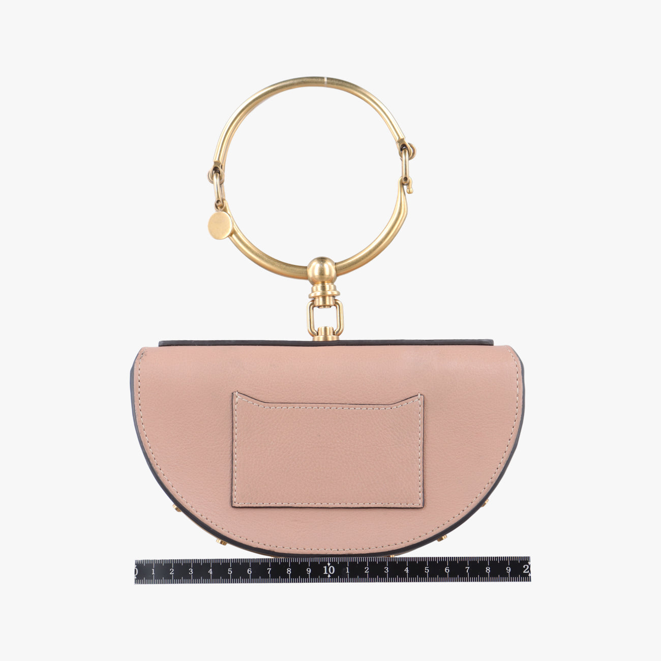 Pre-owned Chloe Nile Minaudiere Pink Leather  shoulderbag | stylenewstar