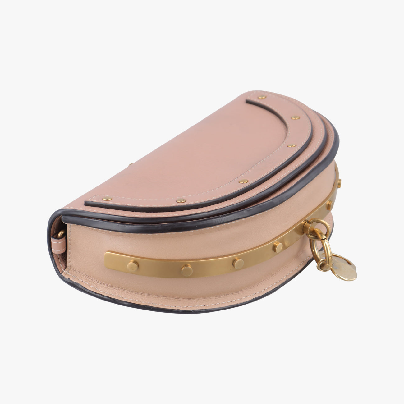 Pre-owned Chloe Nile Minaudiere Pink Leather  shoulderbag | stylenewstar