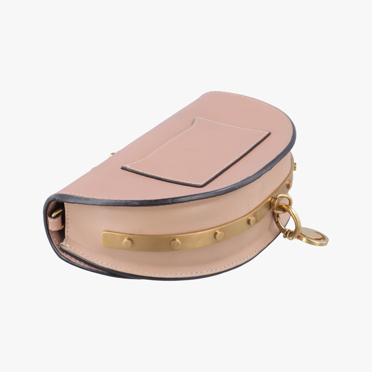 Pre-owned Chloe Nile Minaudiere Pink Leather  shoulderbag | stylenewstar