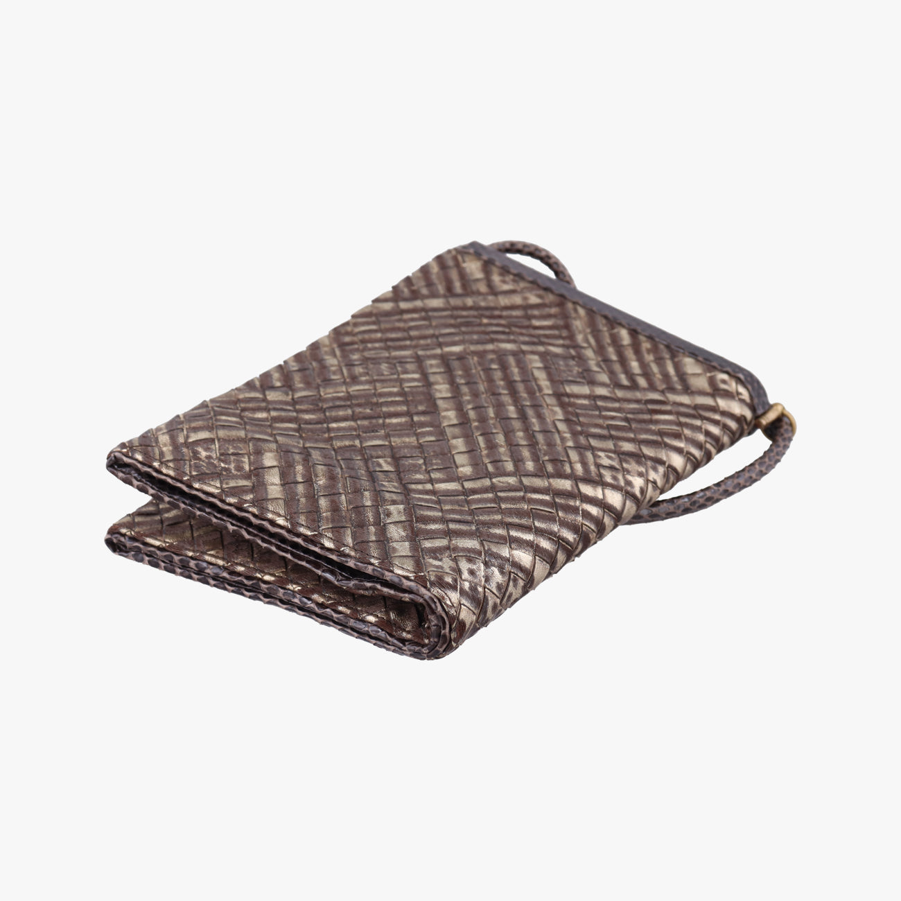 Vintage Bottega Veneta intrecciato Multicolour Snakeskin x Canvas  shoulderbag | stylenewstar