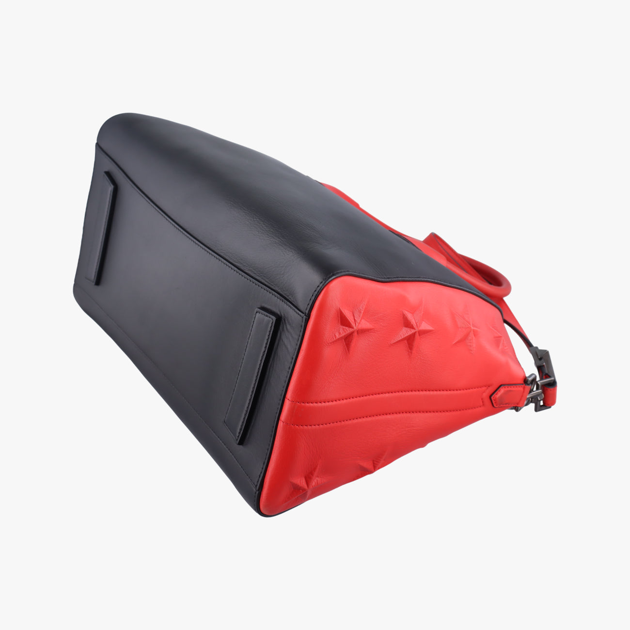 Pre-owned Givenchy Antigona Red×black Leather  shoulderbag | stylenewstar