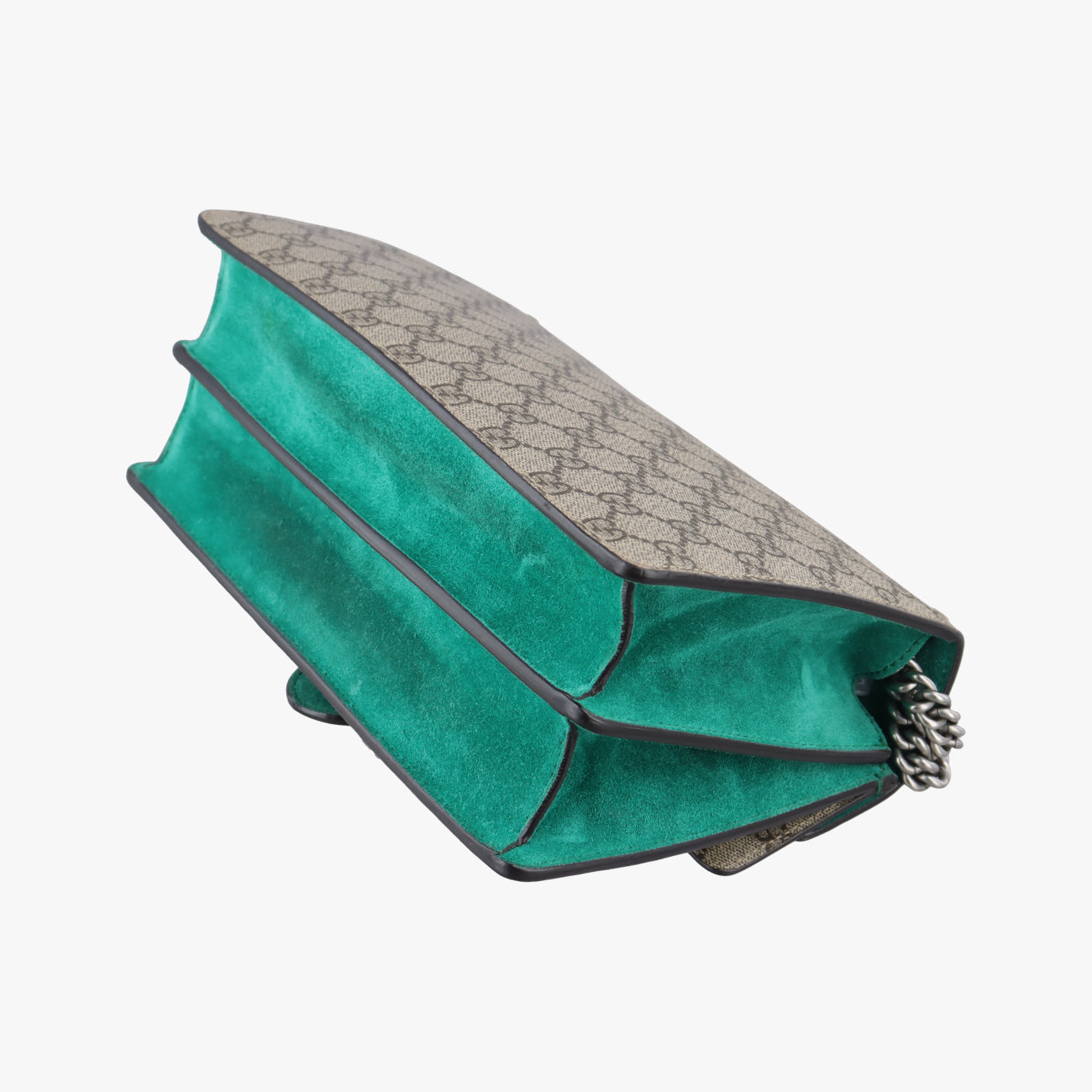 Pre-owned Gucci Dionysus beige×green×Multicolour PVC coated canvas 400249 shoulderbag | stylenewstar