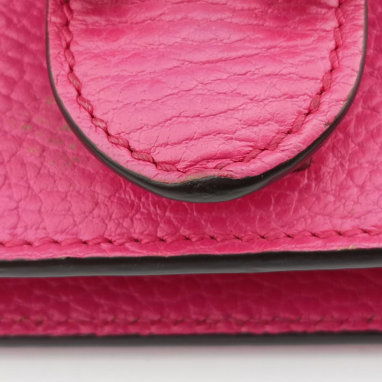 Pre-owned Gucci Dionysus Pink Leather 400249 shoulderbag | stylenewstar