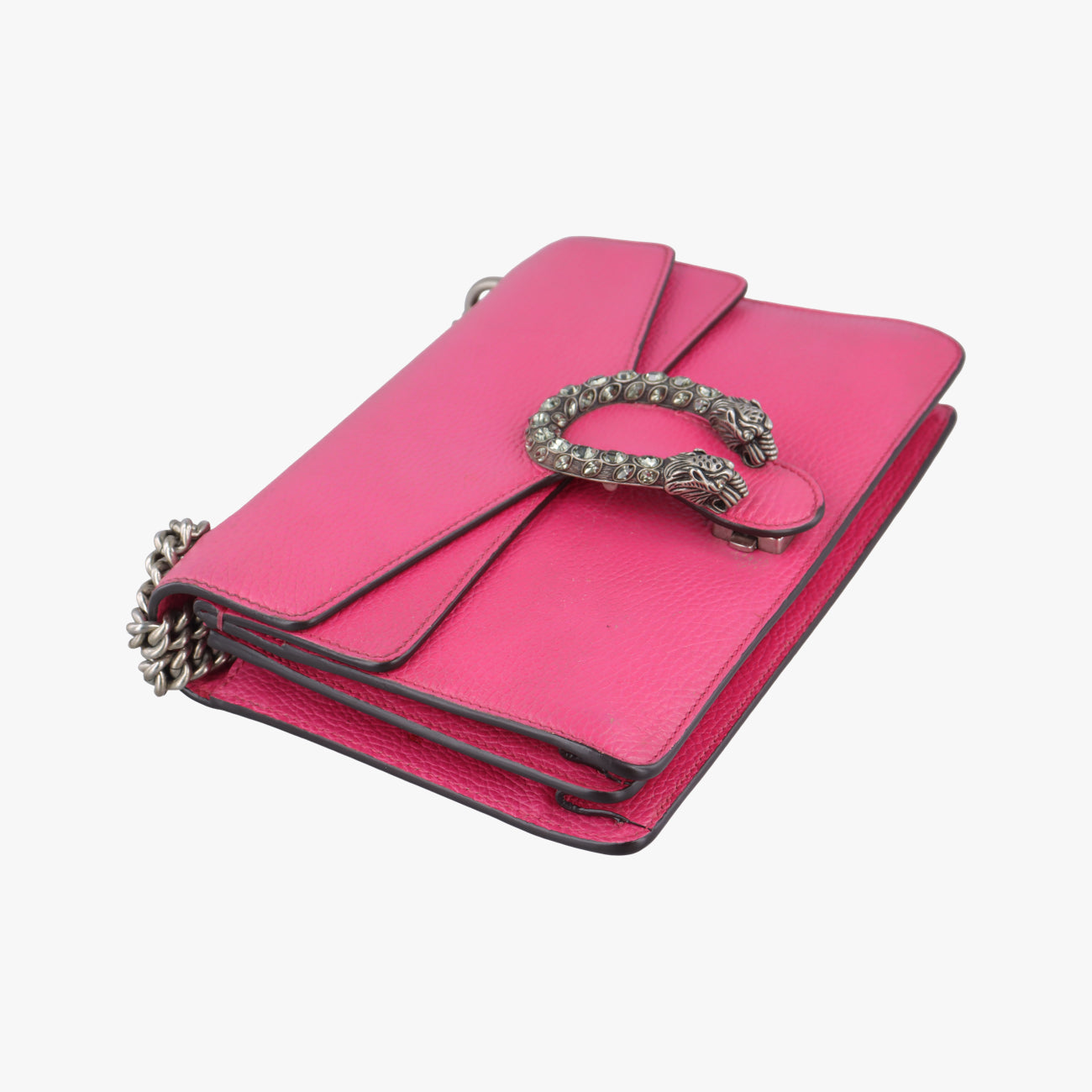 Pre-owned Gucci Dionysus Pink Leather 400249 shoulderbag | stylenewstar