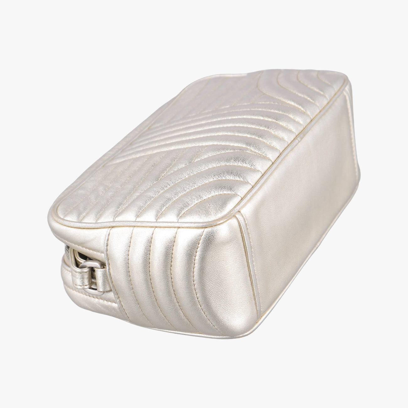 Pre-owned Prada Diagramme Golden Leather 1BH084 shoulderbag | stylenewstar