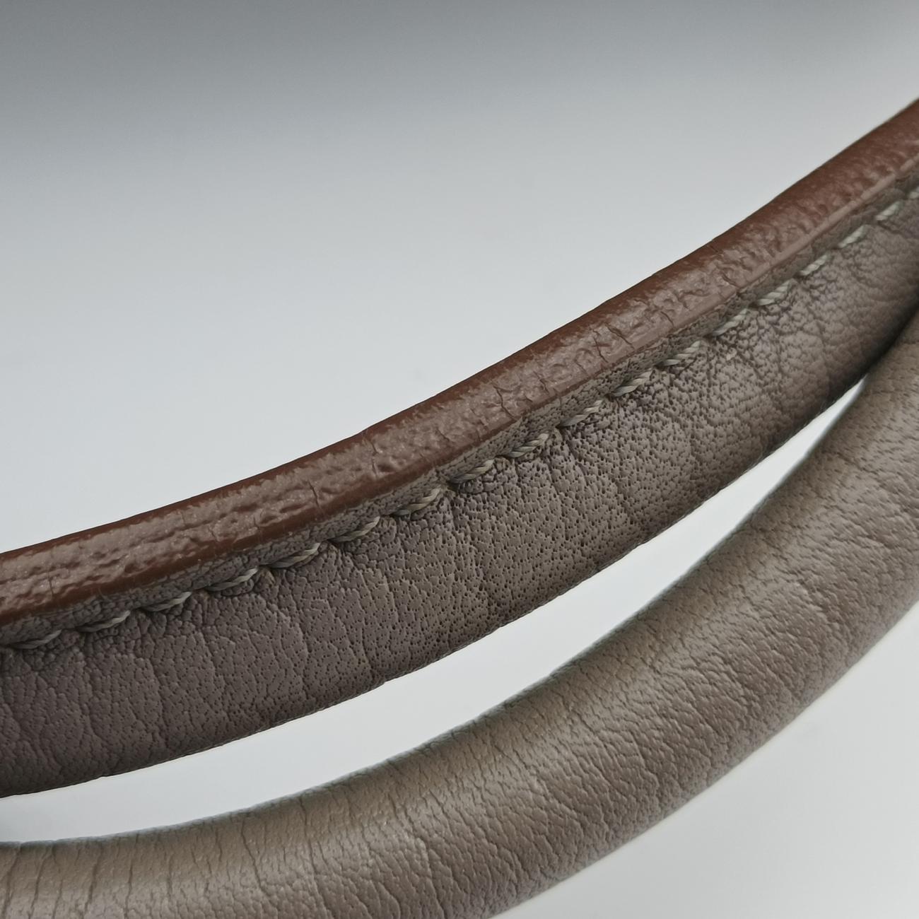 Pre-owned Celine TIE Grey Leather  handbag | stylenewstar