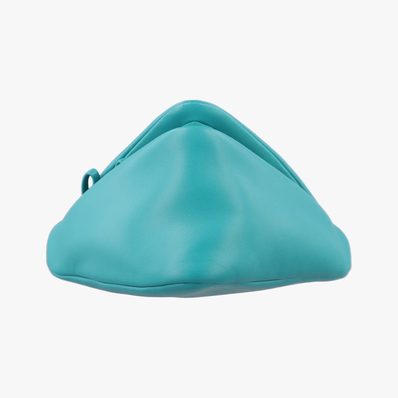 Pre-owned Prada Padded Nappa triangle Green lambskin 1BA315 shoulderbag | stylenewstar