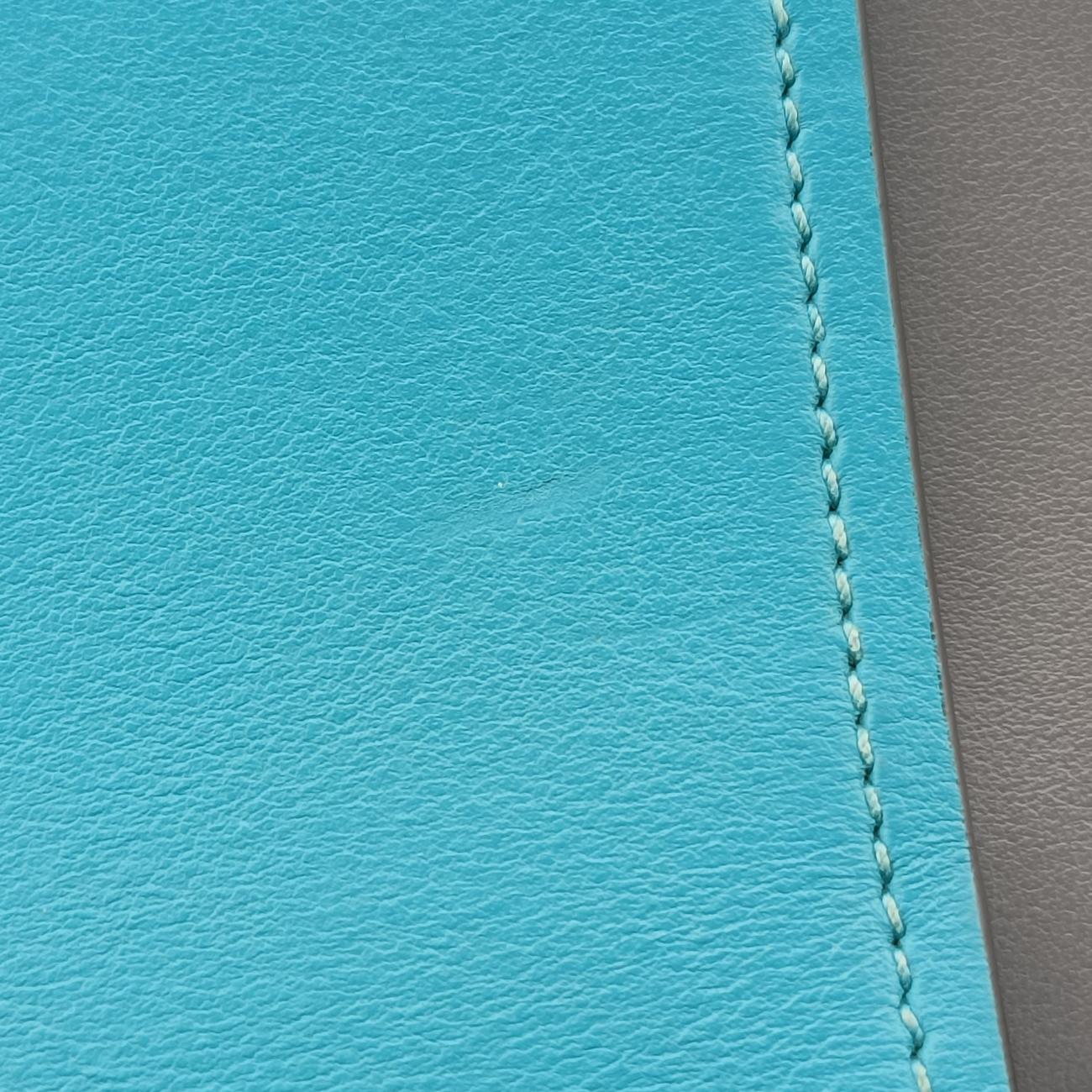 Pre-owned Prada Plex Ribbon black×green×grey Leather 1BD067 shoulderbag | stylenewstar