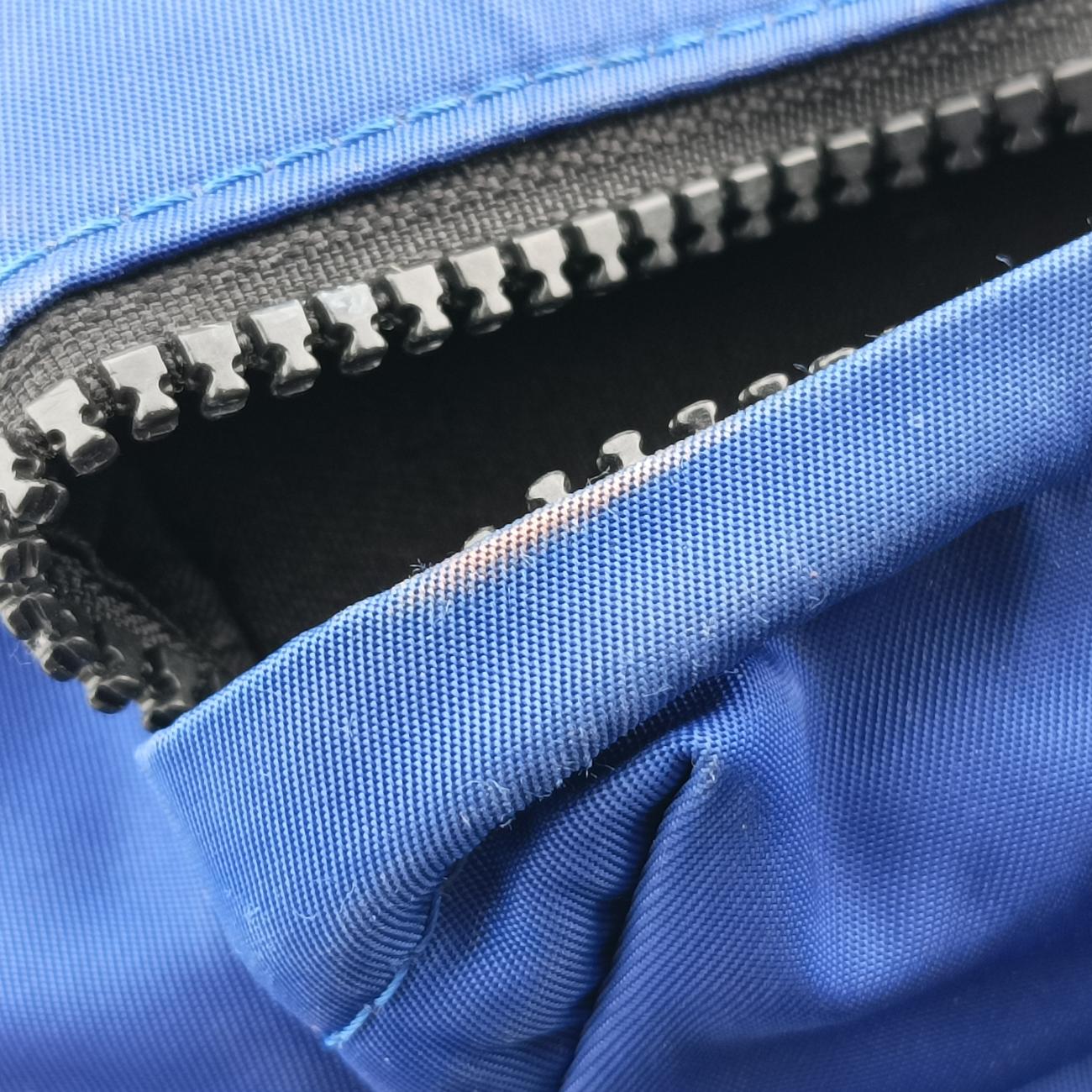 Secondhand VERSACE La Medusa Blue nylon  backpack/rucksack | stylenewstar