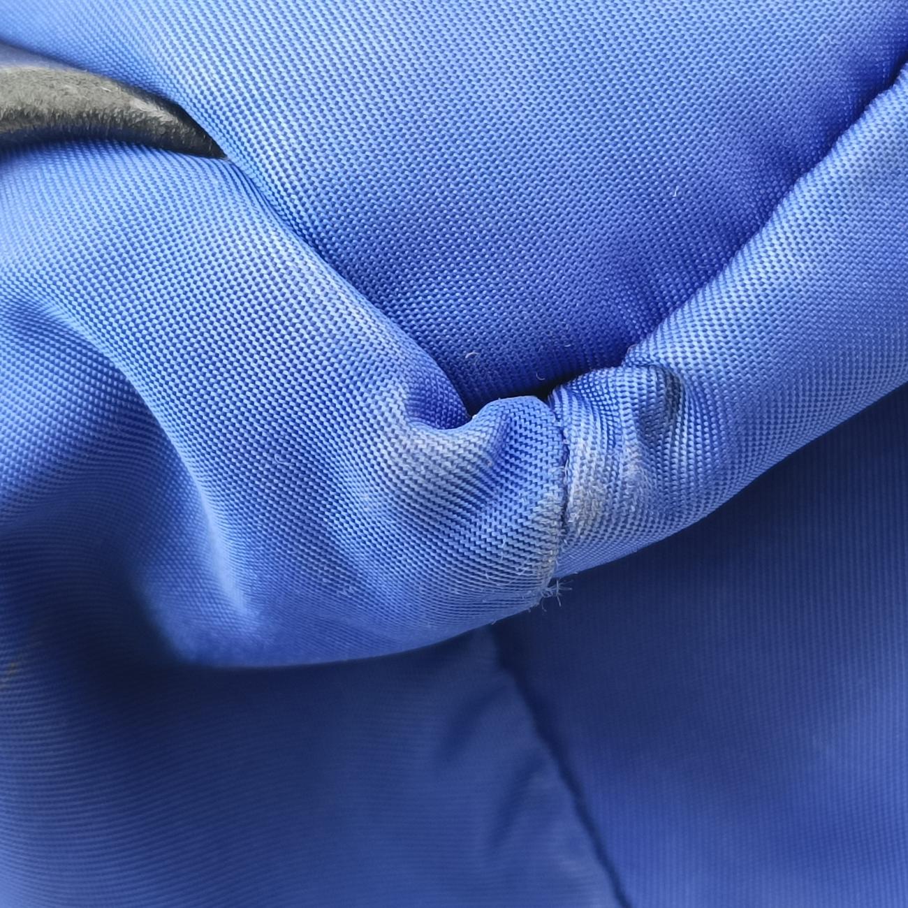 Secondhand VERSACE La Medusa Blue nylon  backpack/rucksack | stylenewstar