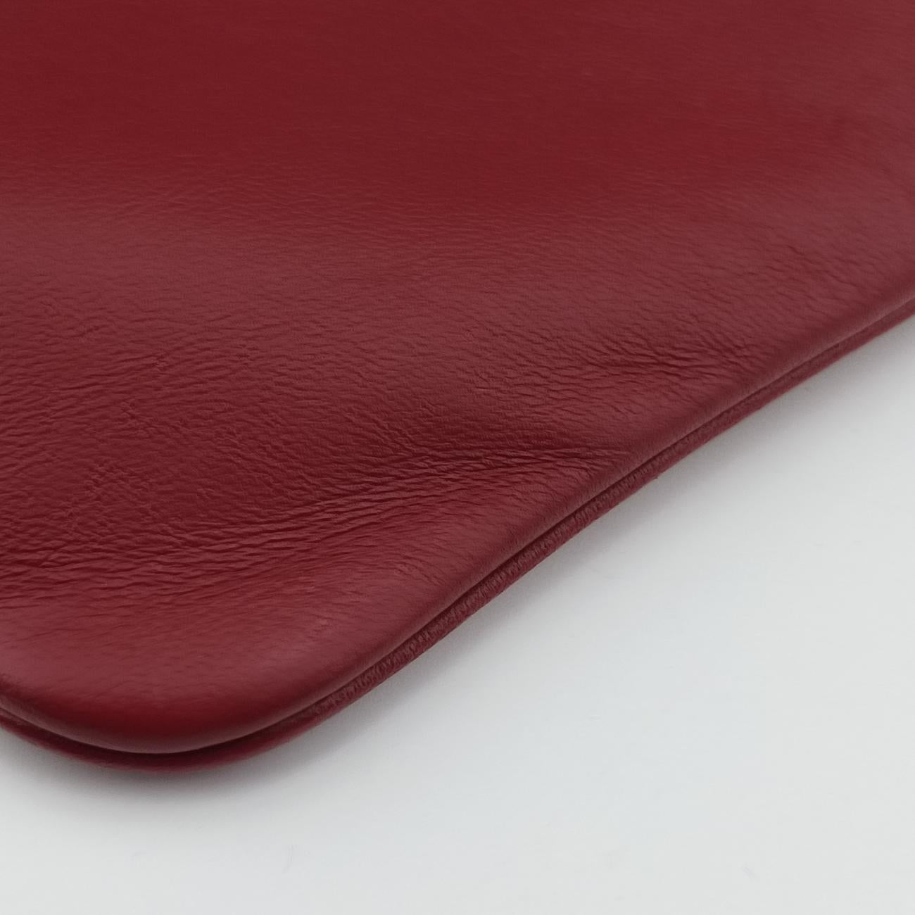 Pre-owned Hermes Sac Aline mini Red lambskin  shoulderbag | stylenewstar