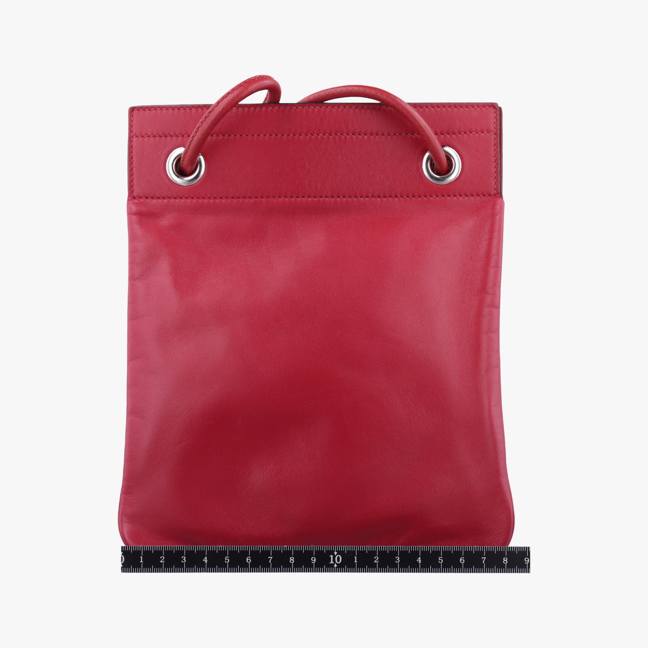 Pre-owned Hermes Sac Aline mini Red lambskin  shoulderbag | stylenewstar
