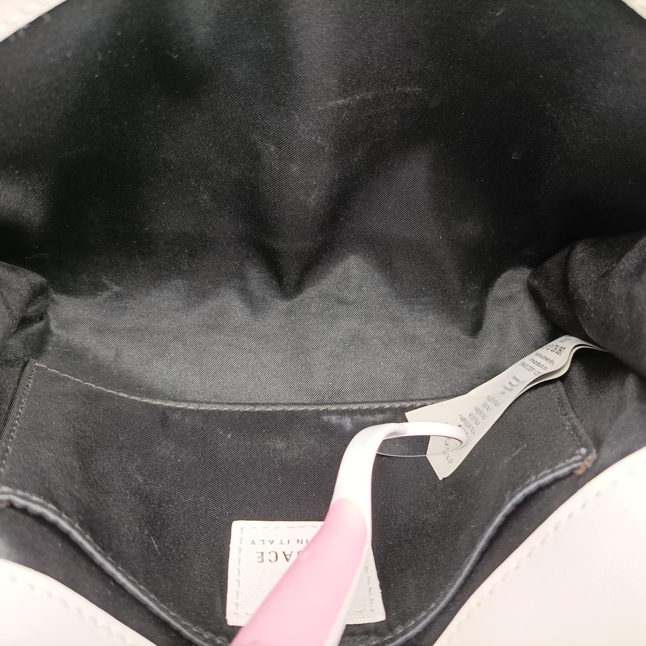 Pre-owned VERSACE La Medusa White Leather  shoulderbag | stylenewstar